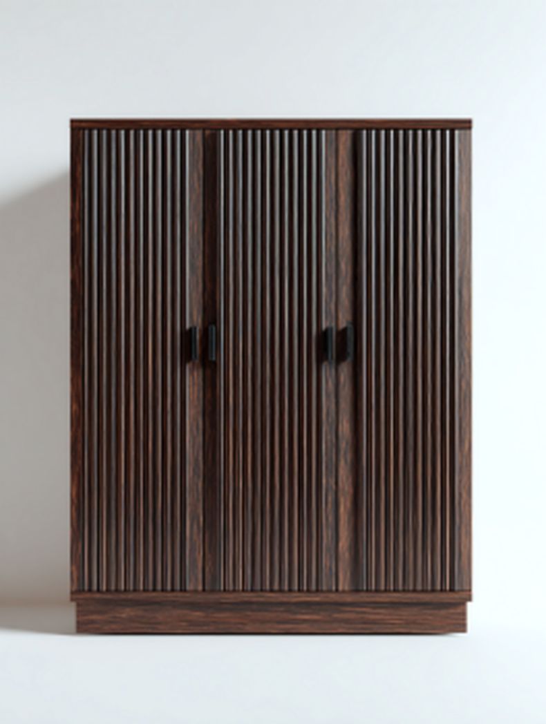 Aufbewahrungsschrank aus Holz für Wohnbereich mit Schiebetüren-80 x 40 x 120