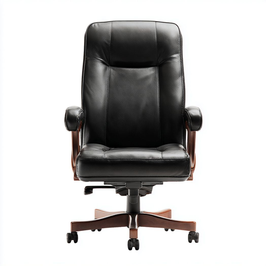 Bürostuhl aus Kunstleder für ergonomisches Sitzen 50 x 60 x 110