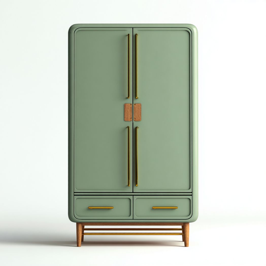 Küchenregal aus beschichtetem Holz für Aufbewahrung-80 x 40 x 160