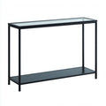 Konsolentisch aus Metall und Glas für Eingangsbereiche 120 x 40 x 75